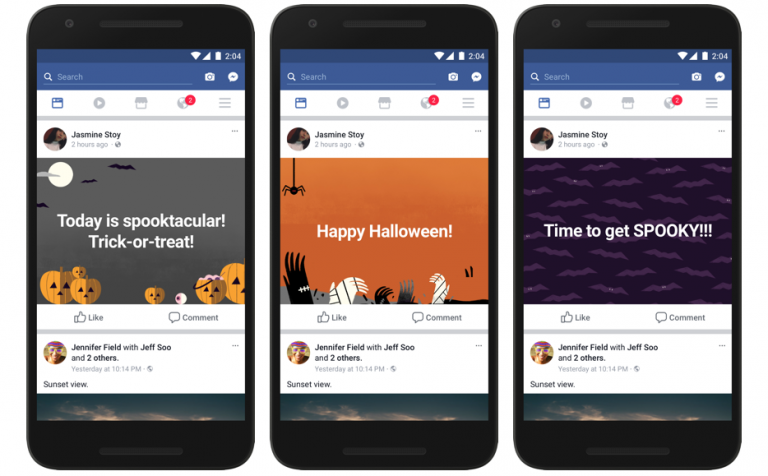 Facebook si prepara ad Halloween con effetti divertenti