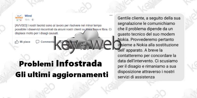 Problemi Infostrada 4 ottobre 2017, le ultime notizie dal servizio clienti Wind