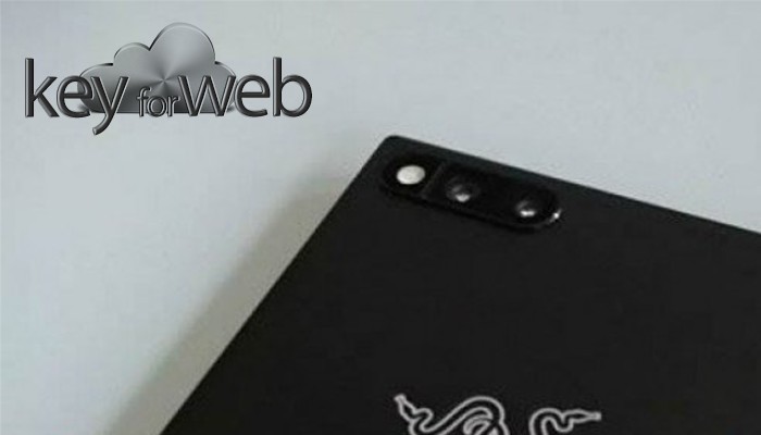 Razer Phone in foto mostra una dual camera posteriore