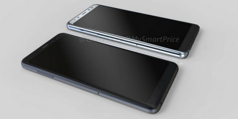 Samsung Galaxy A7 (2018) e Galaxy A5 (2018) mostrati in nuove immagini render