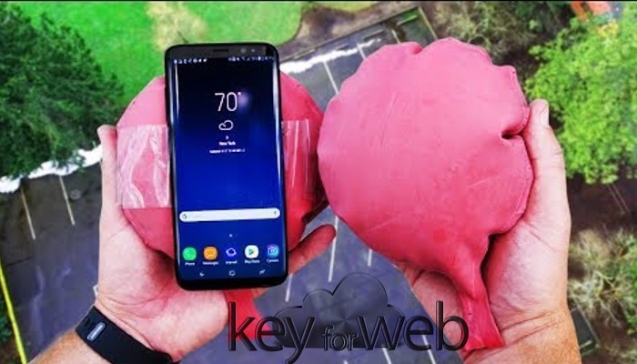 Samsung Galaxy S8 cade da oltre 30m di altezza, resisterà?