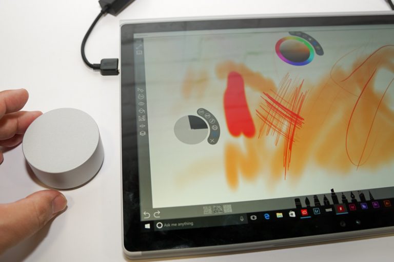 Surface Dial, Adobe estende il supporto in Photoshop