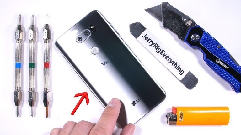 Sorprendenti risultati da LG V30 nel nuovo test di JerryRigEverything