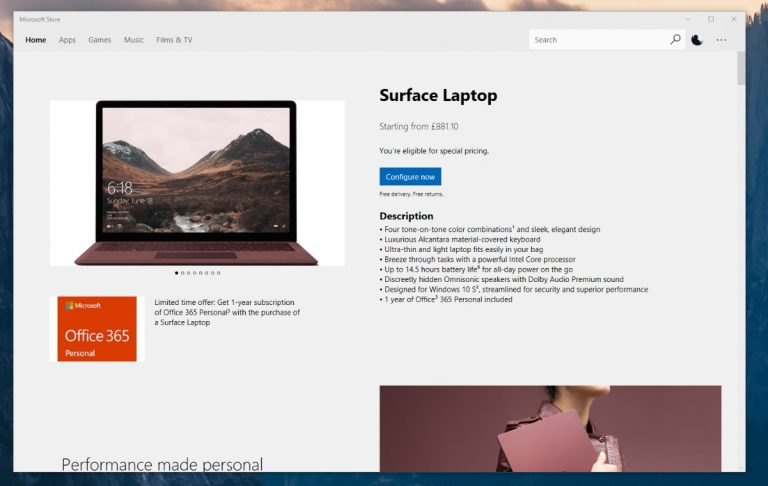 Microsoft Store potrebbe introdurre la vendita di hardware