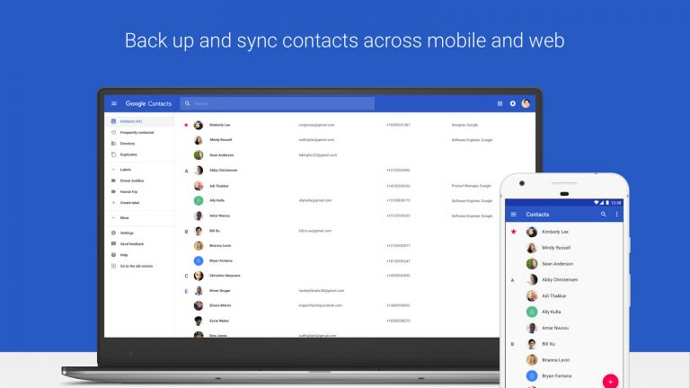 Google Contact si aggiorna con modifiche rilevanti sull’interfaccia utente