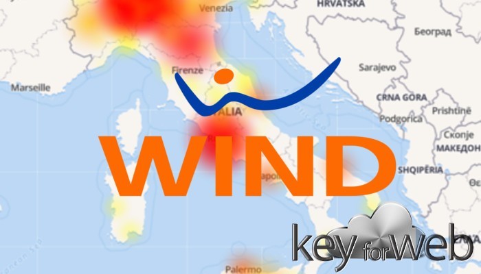 Wind down, in ginocchio l’Italia: problemi di comunicazione oggi 25 ottobre