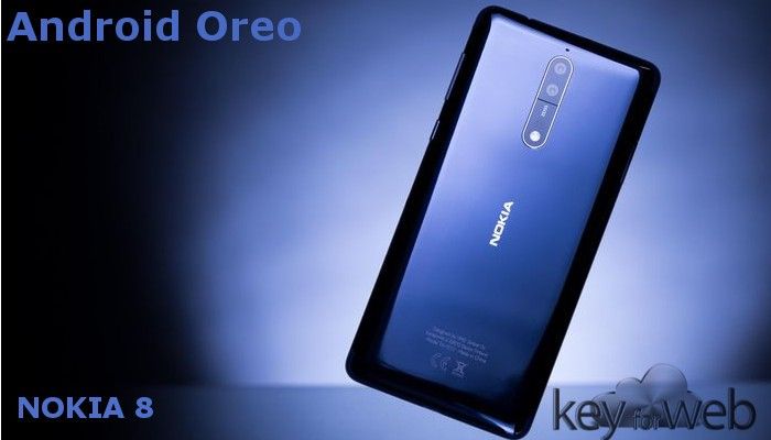 Android Oreo per Nokia 8