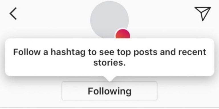 Instagram: test per seguire gli hashtag oltre alle persone