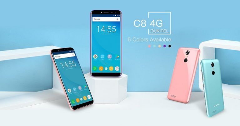 OUKITEL C8 4G il nuovo device cinese con infinity display