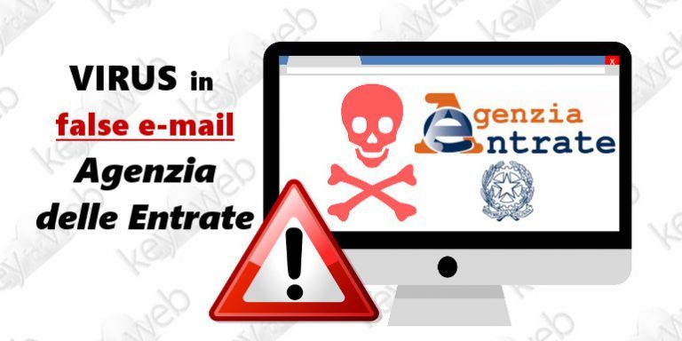 Polizia Postale: “Virus in false mail Agenzia delle Entrate”