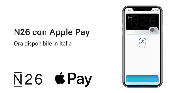 Apple Pay aggiunge N26 alle banche italiane (Aggiornato)