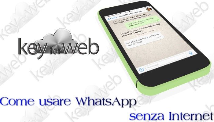 Come usare WhatsApp senza internet