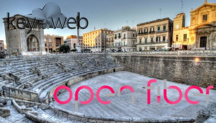 La fibra ottica arriva a Lecce grazie ad Open Fiber