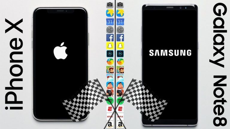 iPhone X vs Galaxy Note 8