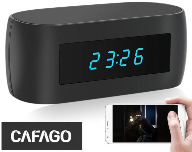 Cafago Wifi Spy Alarm Clock in offerta con coupon sconto