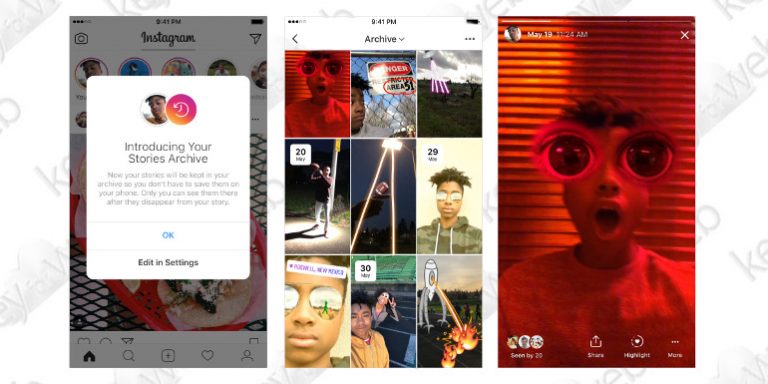 Instagram: nuova funzione consente di salvare le Storie