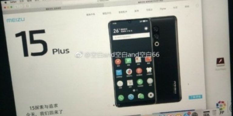 Meizu 15 Plus viene mostrato in una nuova foto pubblicata su Weibo