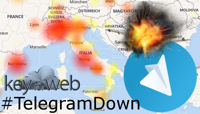 Telegram Down: disservizi in tutto il territorio