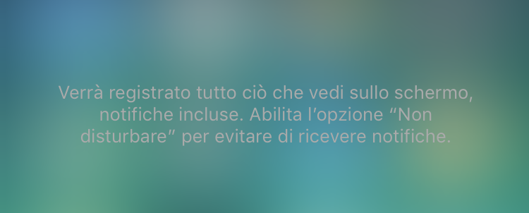 iOS permette di esportare la registrazione dello schermo molto rapidamente