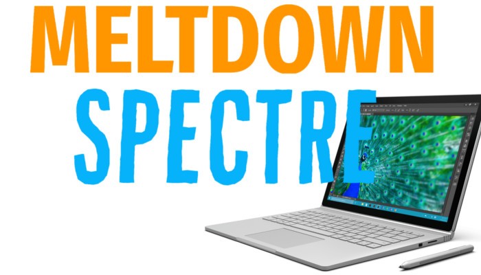 Meltdown e Spectre, in distribuzione il nuovo firmware per Surface