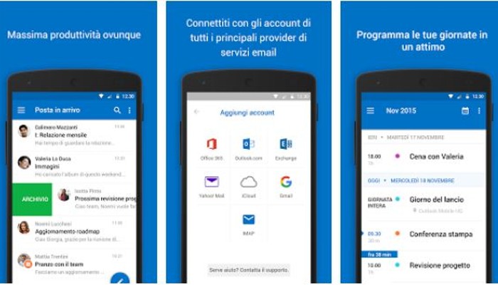 Outlook per Android si aggiorna con nuove funzioni per il Calendario