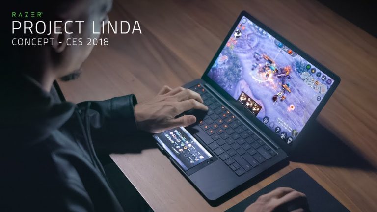 Razer Phone si trasforma in un Laptop da 13″ grazie a Project Linda al CES 2018