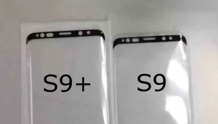 Samsung Galaxy S9 e S9+ in un confronto dimensionale con i nuovi pannelli