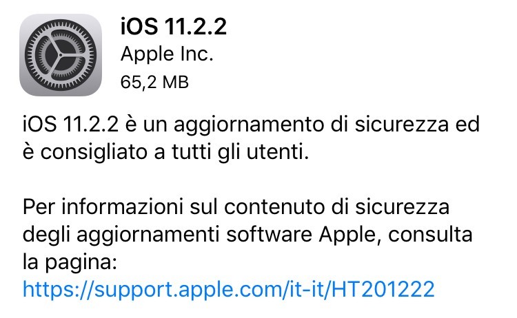 iOS 11.2.2 e macOS 10.13.2 rilasciati per contrastare Spectre