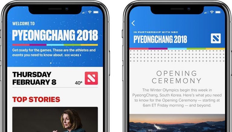 Apple News lancia la sezione “Olimpiadi invernali”