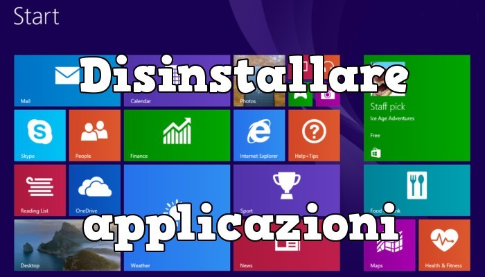 Come disinstallare un programma da Windows