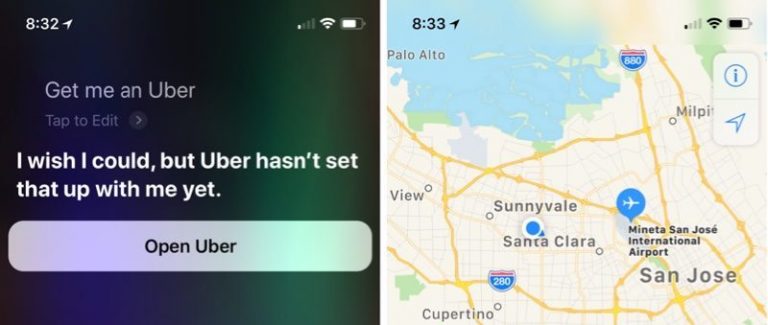 Uber non è più compatibile con Siri