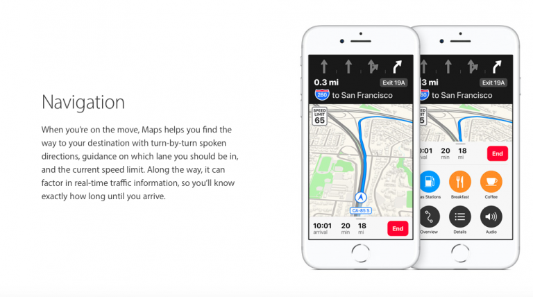 Apple Maps porta le direzioni di corsia in nuovi Paesi