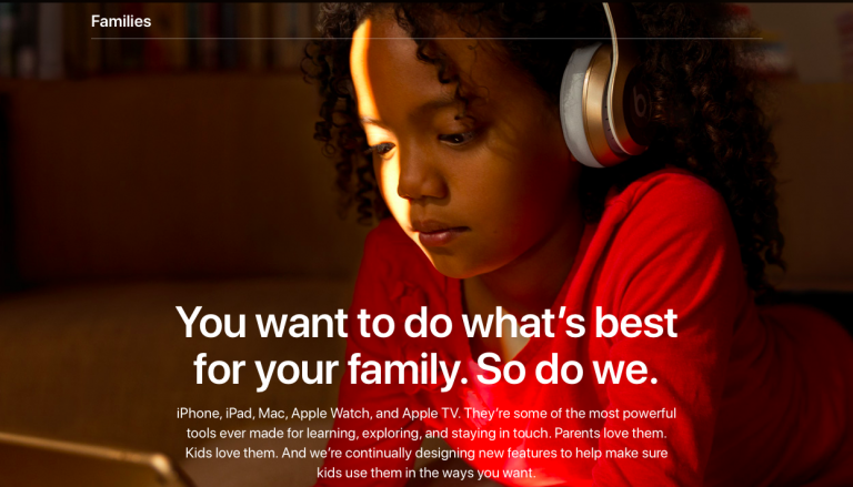 “In Famiglia” di Apple ha ora una pagina web dedicata