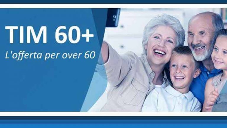 TIM stuzzica gli over 60: a partire da 9,90 euro al mese con 4GB e minuti illimitati