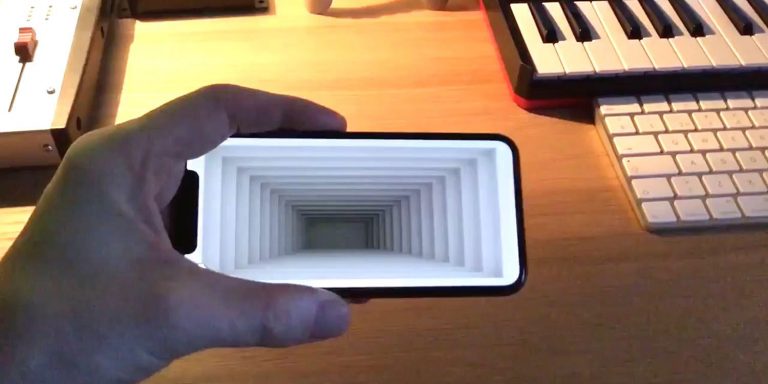 Nuovi progetti ARKit mostrano illusioni ottiche su iPhone