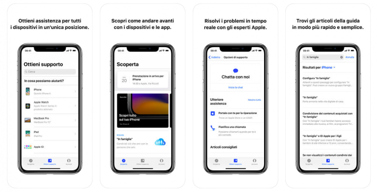 Italiani all’estero? L’App di Supporto Apple è ora disponibile in molti più Paesi