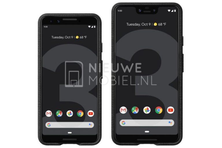 Prime foto ufficiali per Google Pixel 3 e 3 XL