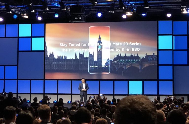 Huawei Mate 20 confermato il lancio il 16 ottobre a Londra