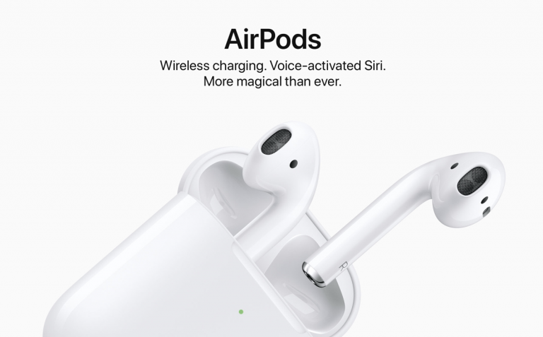 Apple presenta ufficialmente le nuove AirPods 2