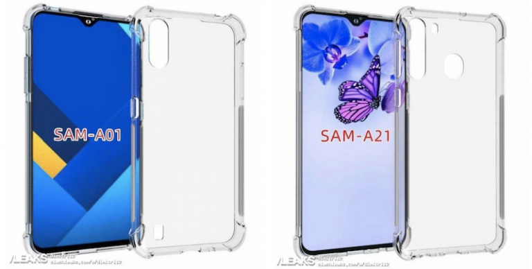 Svelati i design dei Galaxy A01 e A21 di Samsung