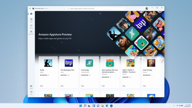 Windows 11: iniziano i test pubblici per le app Android