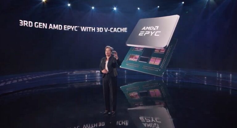 AMD lancia la CPU Milan-X con 3D V-Cache e GPU Multichip Instinct MI200