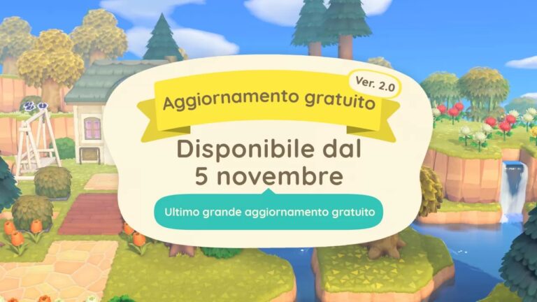 Animal Crossing: Nintendo lancia l’aggiornamento 2.0