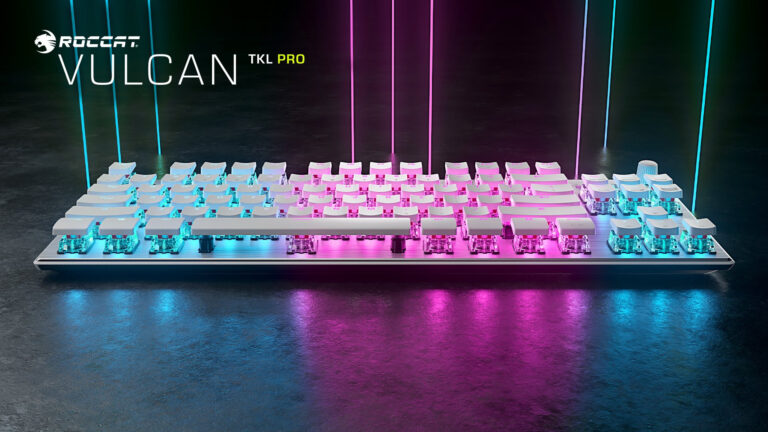 Roccat: la tastiera Gaming Vulcan TKL Pro Arctic White è disponibile!