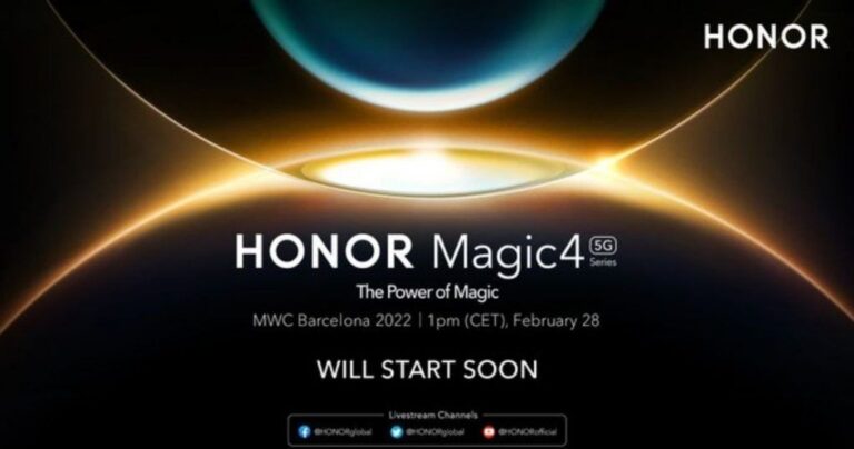 Honor Magic 4 e Magic 4 Pro: primo teaser e specifiche