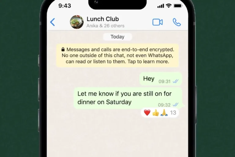 WhatsApp introduce le reaction con emoji